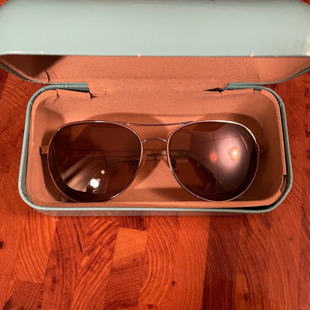 Tiffany & Co. aviator sunglasses for frames only as lenses are prescription.